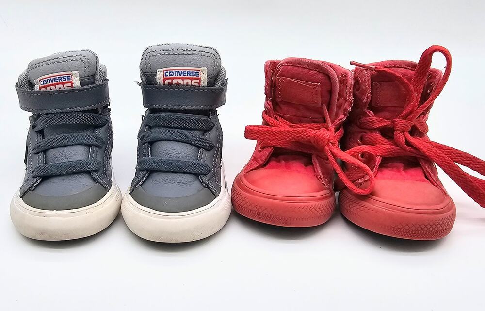 Converse Toddler Boys Size 4 - 2 Pair Lot of Hightops